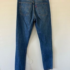 Levi's Blue Straight Leg Jeans Timeless Design